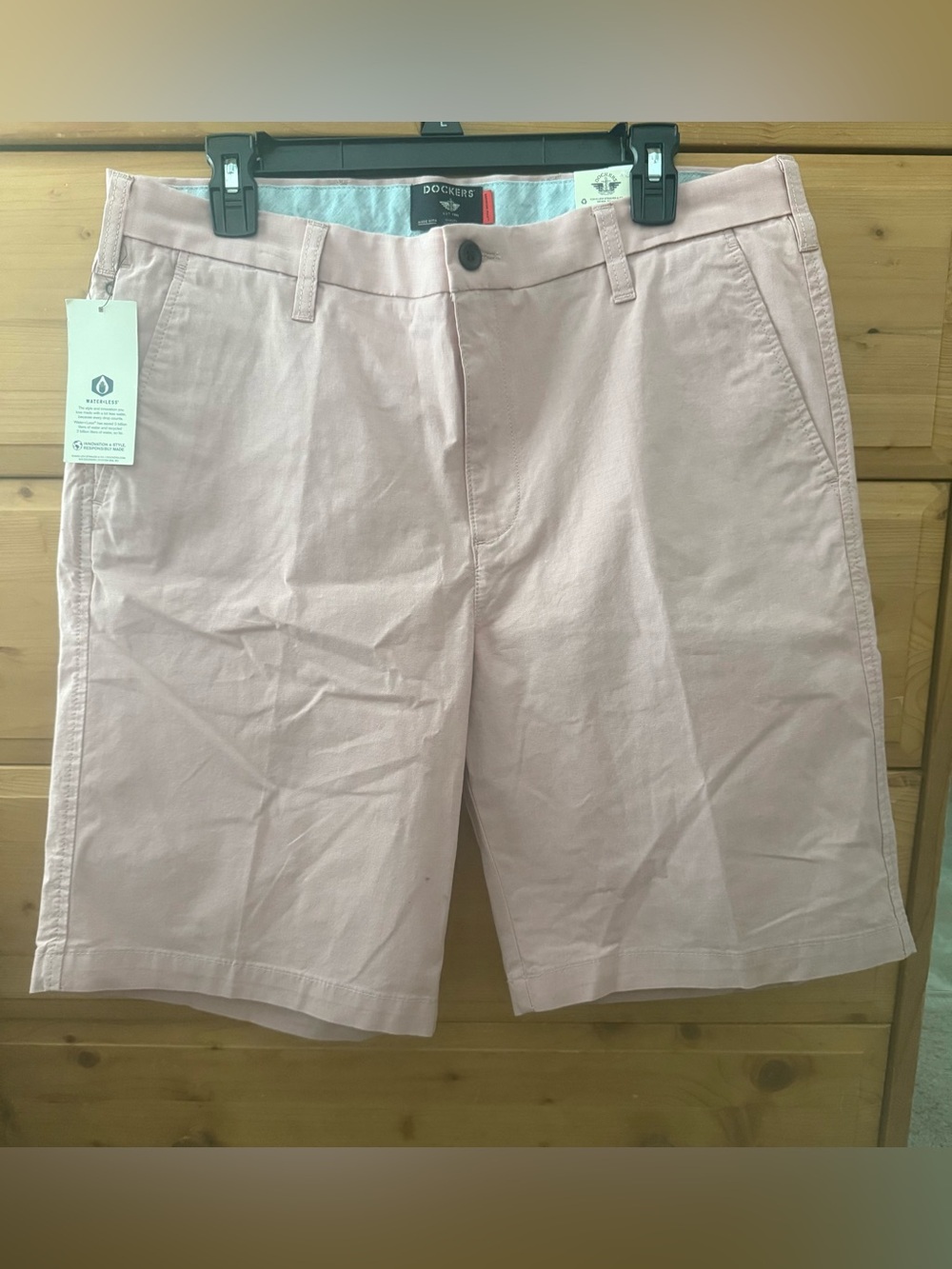 Dockers Ultimate Men's Light Pink Flat Front Chino Shorts